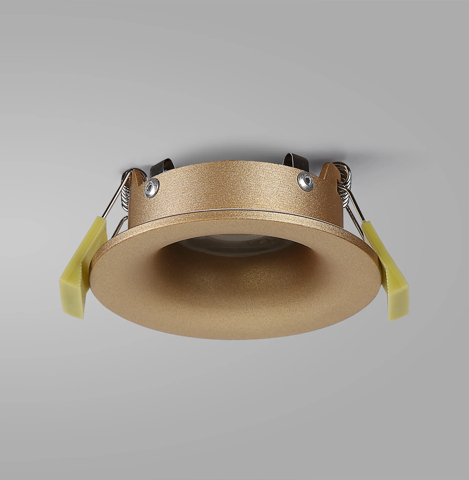 Bruve GU10 Recessed Round Champagne Gold IP65 Downlighter, Cut-Out 68mm DX200405  Dlux Bruve IP65